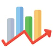 bar-chart-icon-style-flat-vector